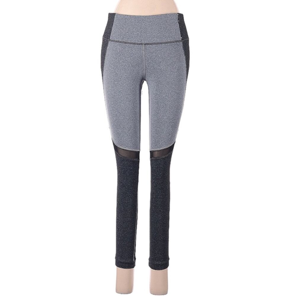 CALIA Carrie Underwood Leggings Two-Tone Grey Pull On Activewear Pants Women's M